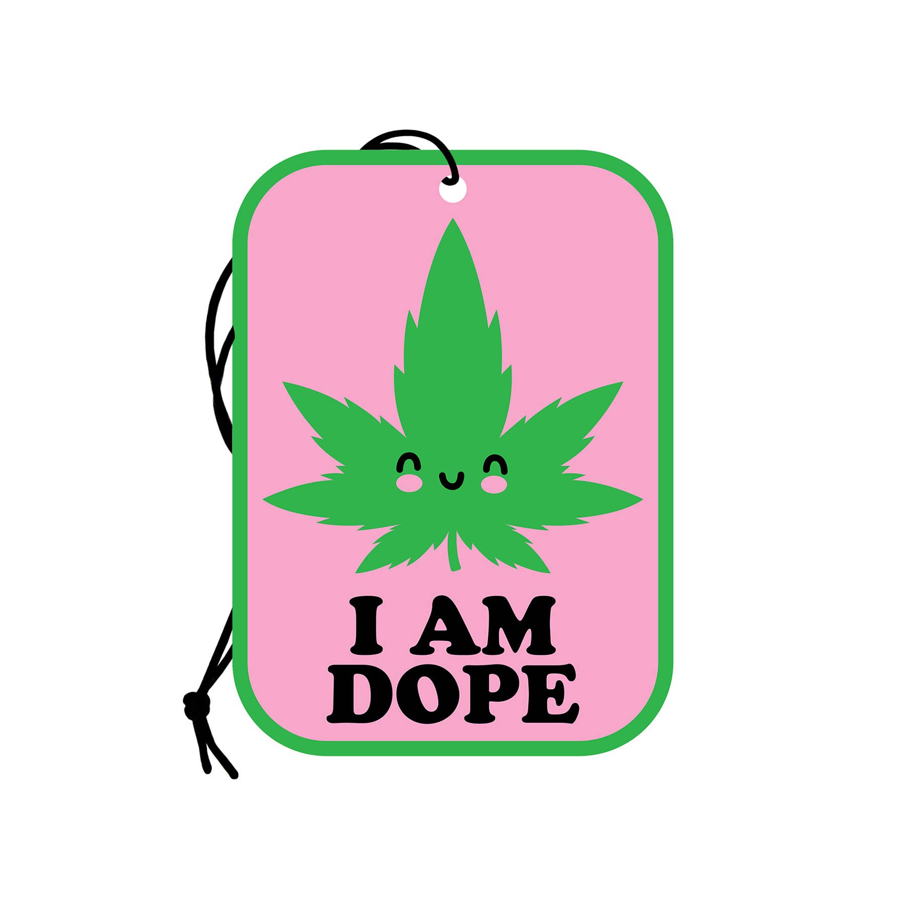 Pink I Am Dope Air Freshener, VAF-017 for wholesale on Faire