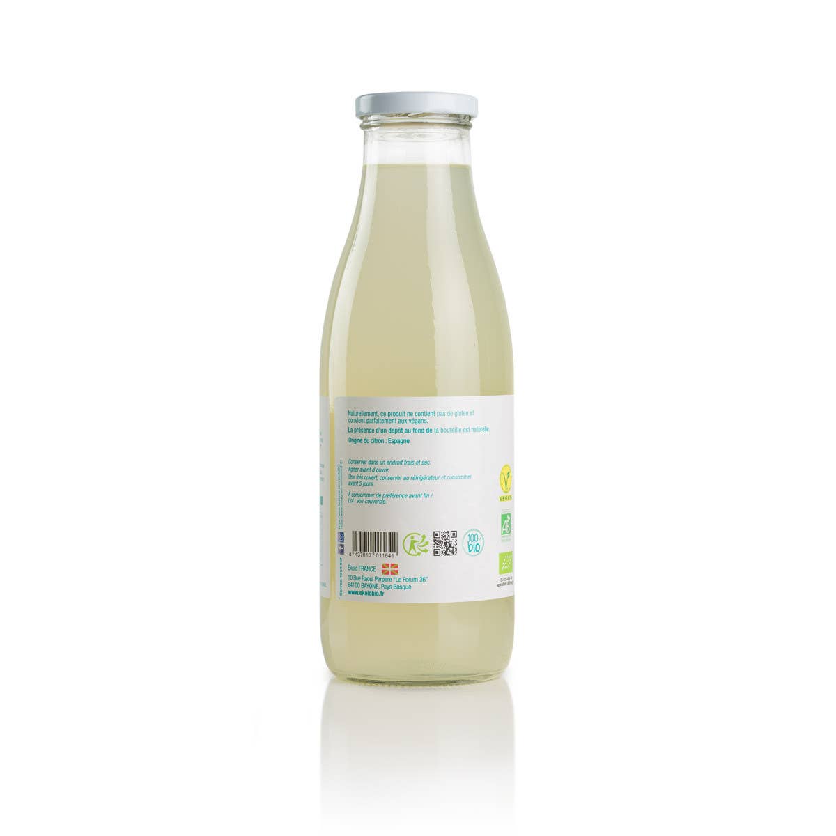 ekolo - Wholesale Fruit Juice - Lemonade 100% fruit organic cultivation ékolo, 6 units x 750ml2