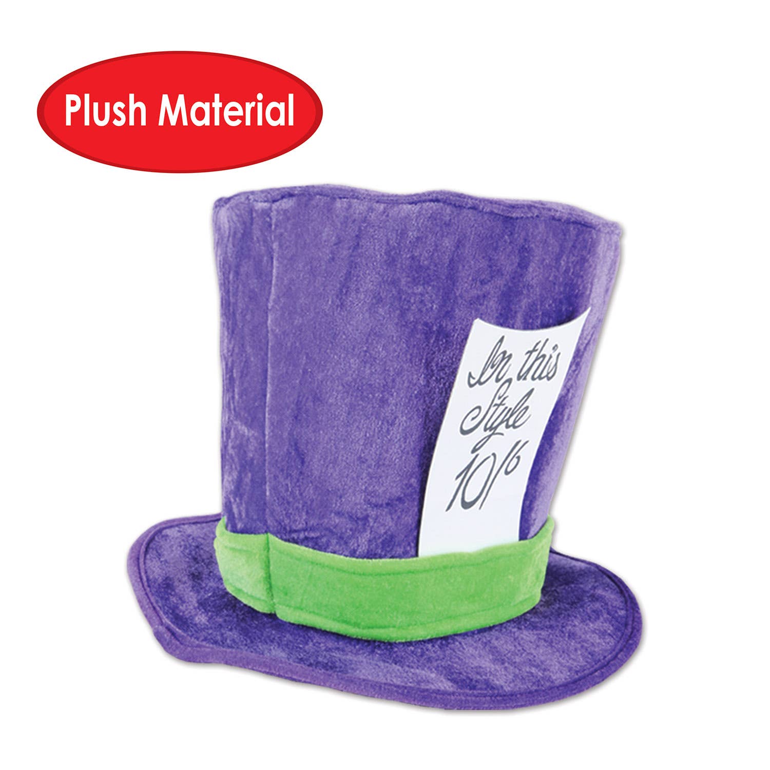 Beistle - Wholesale Party Hat/Crown - Plush Mad Hatter Hat, one size fits most4