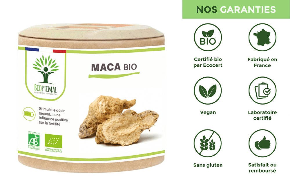 Bioptimal - Wholesale Oral Supplement/Vitamin - Organic Maca Capsules - Bioptimal8