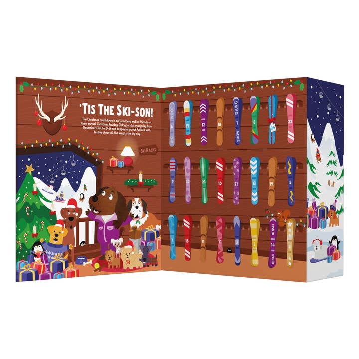 Denzel's - Healthy Dog Treats - Wholesale Pet Treats - Dog - Christmas Advent Calendar for Dogs (24 x 8g)2