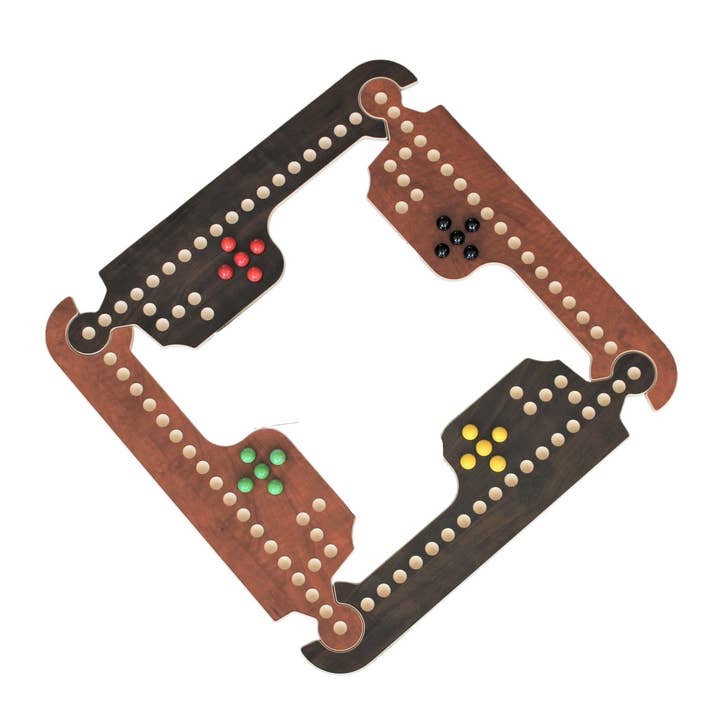 Rustic and Refined Design - Wholesale Board Game - Jokers and Marbles - Board game - 2-8 players - Handmade4