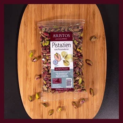 ARISTOS olivenöl - Wholesale Nuts - Aristos raw pistachio kernels 250 g3