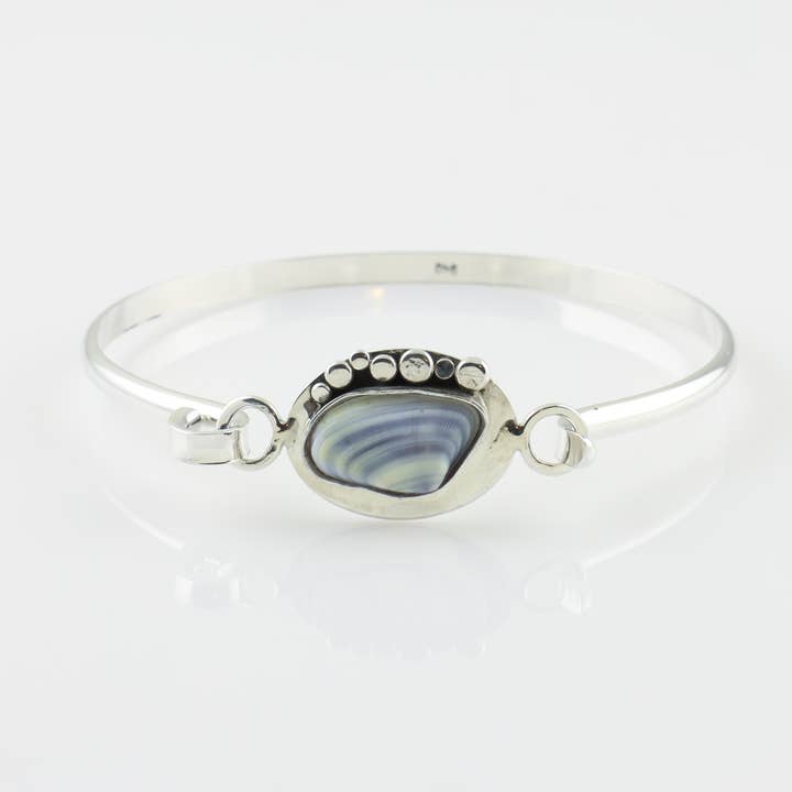 Coquina Shell Hook Clasp Bracelet for wholesale by Set Adrift Designs