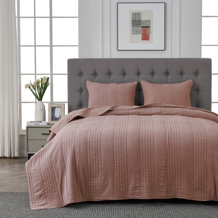 Mélange Home - Wholesale Quilt - Stonewashed Cotton Quilt Set20