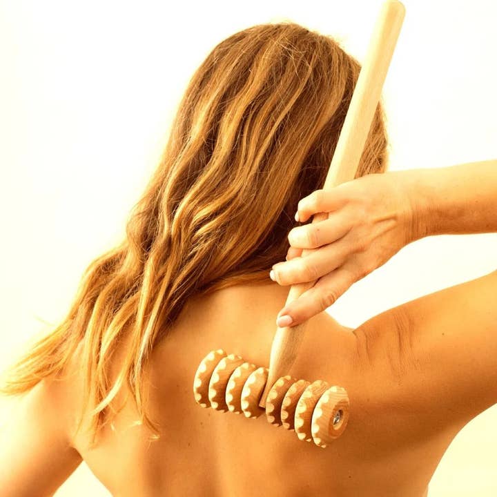 Mr. Woodware - Wholesale Body Massager - Lymphatic Drainage T-Shape Massage Roller - Recommended by Professionals2