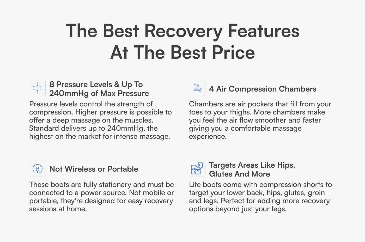 Endurance Lab - Wholesale Fitness Equipment - Lite Compression Boots – Powerful Plug-In Recovery by Aerify3