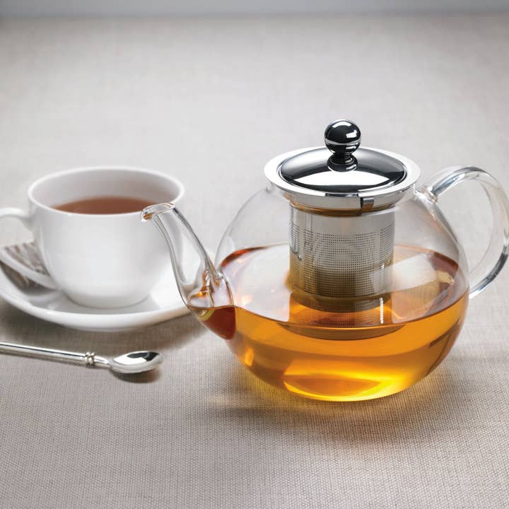 Leaf & Bean Camellia Teapot with Filter 1L for wholesale by Adore Tea