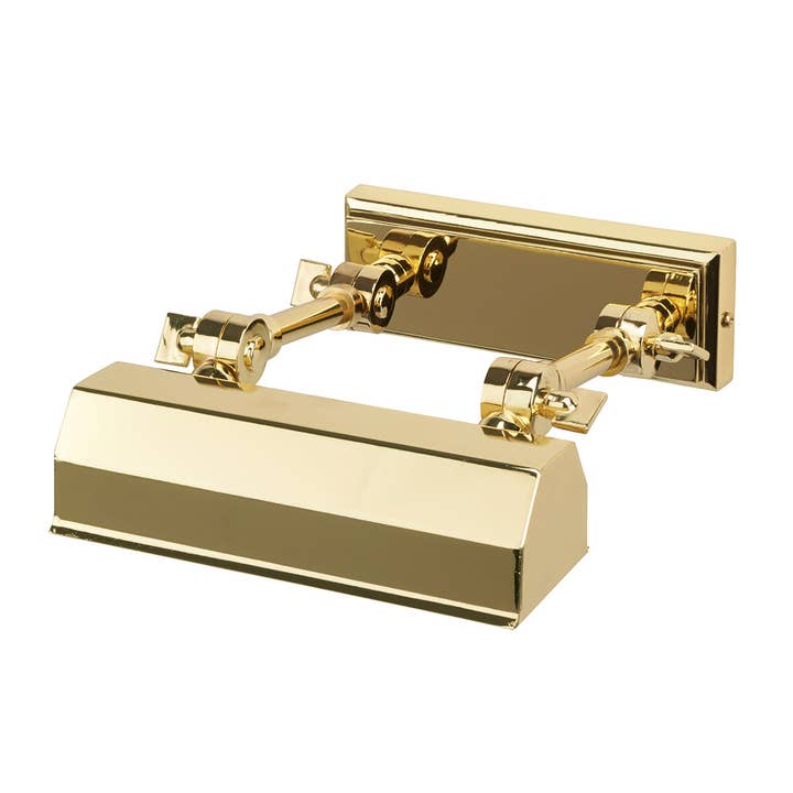 Chawton 1 Light Small Picture Light in Polished Brass for wholesale by Lucas McKearn