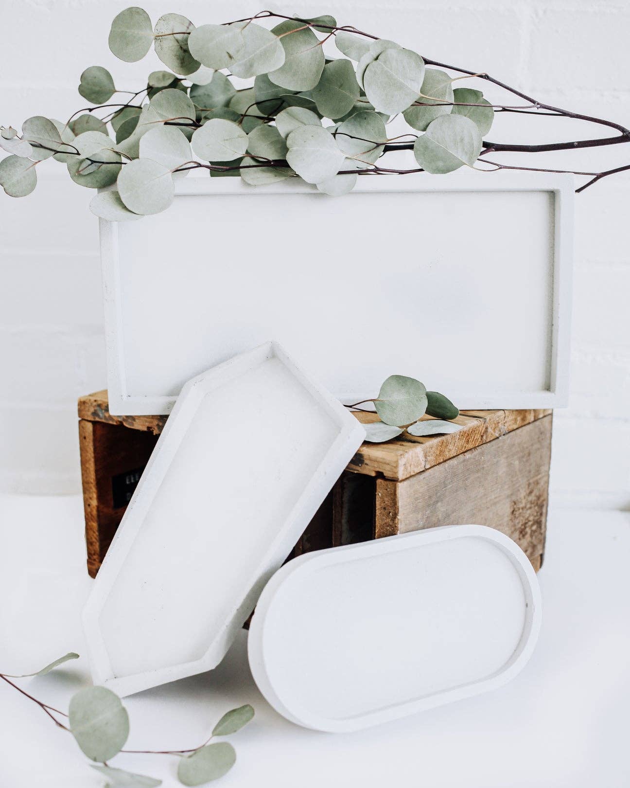 poured + crafted - Wholesale Sieradenschaaltje - Groot betonnen dienblad, sieradenlade, organizer2