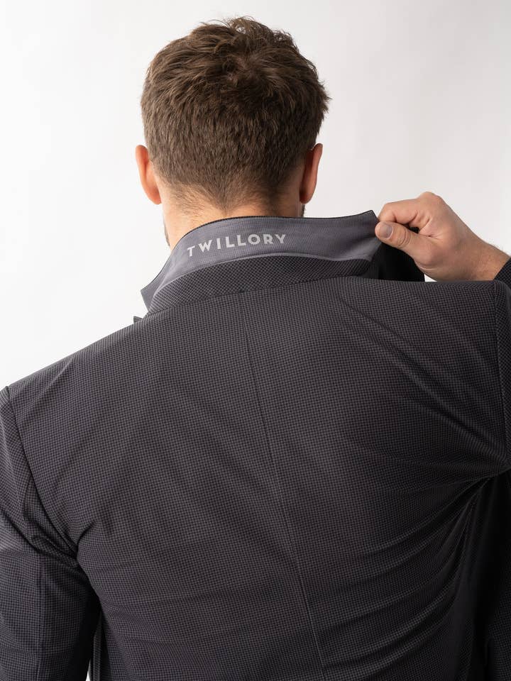 REMOVED BRAND - Wholesale Blazer - Men's - Performance Blazer // GREY HOUNDSTOOTH1