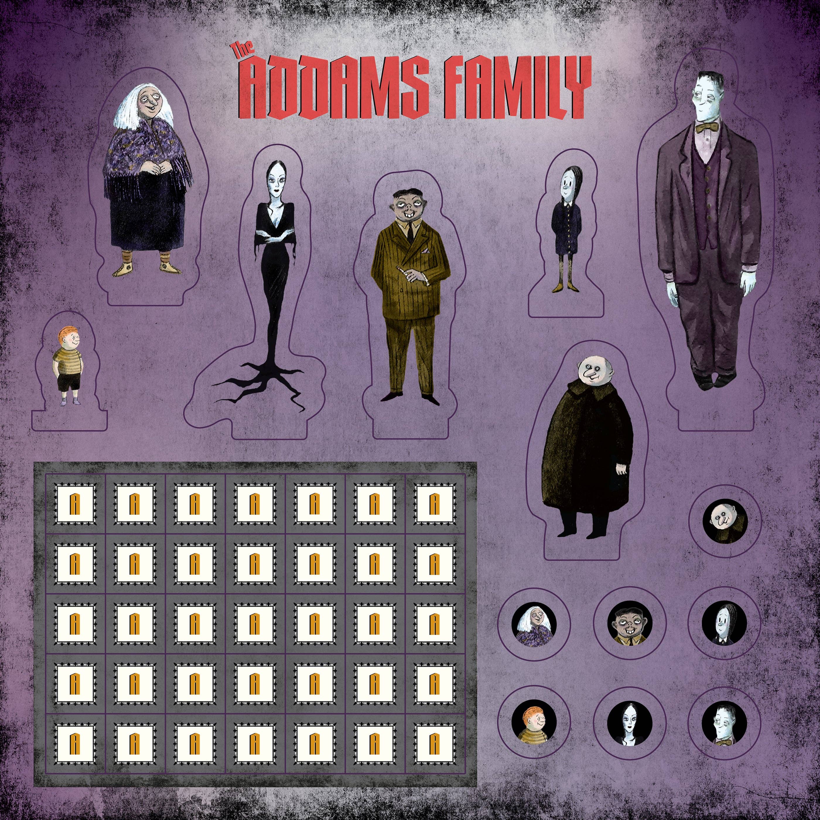Pomegranate – wholesale Board game – The Addams Family: A Delightfully Frightful Creepy Board Game3