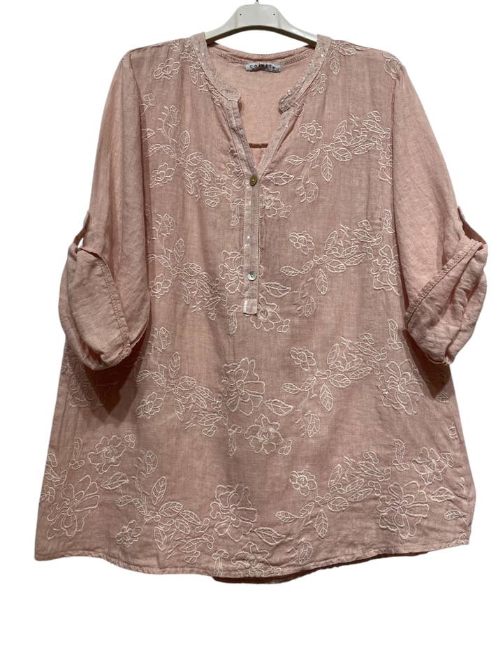 LINEN & COTTON HOUSE - Wholesale Button Down Shirt - Women's - 1361 LINEN SHIRT SPRING SUMMER CLOTHING