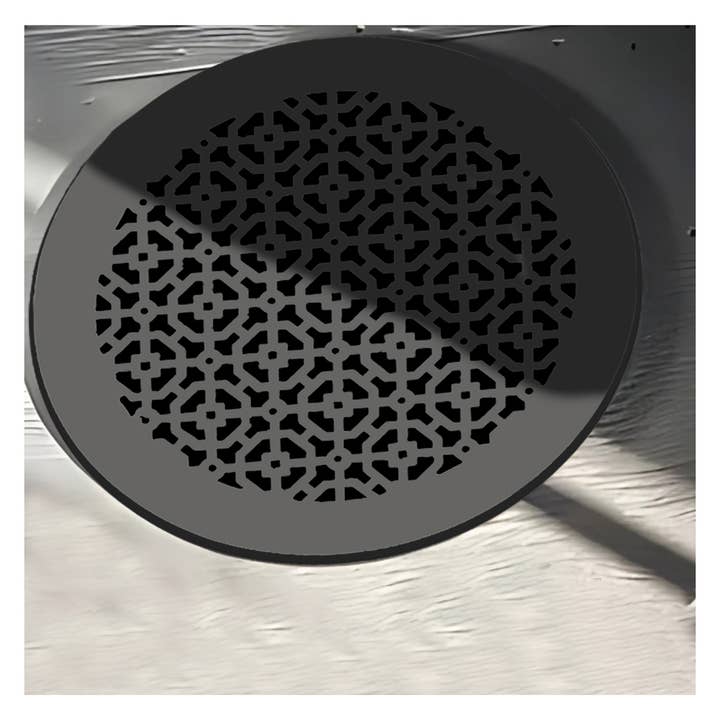 Achteck Round Grille 12" Duct Opening for wholesale by Registers and Hardware Hub Inc.