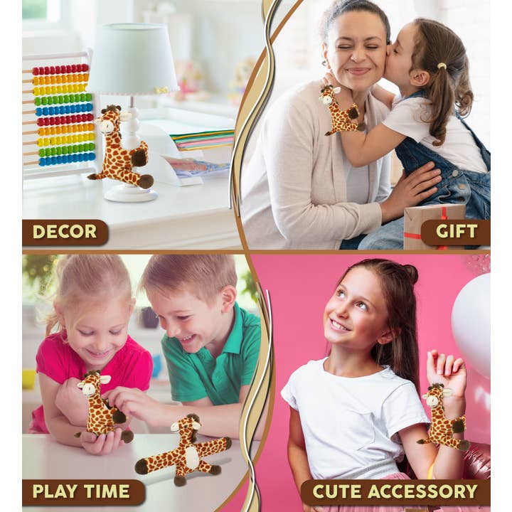 Cota Global – wholesale Stuffed/plush toy – Kids & baby – Slap Bracelet Plush - Giraffe