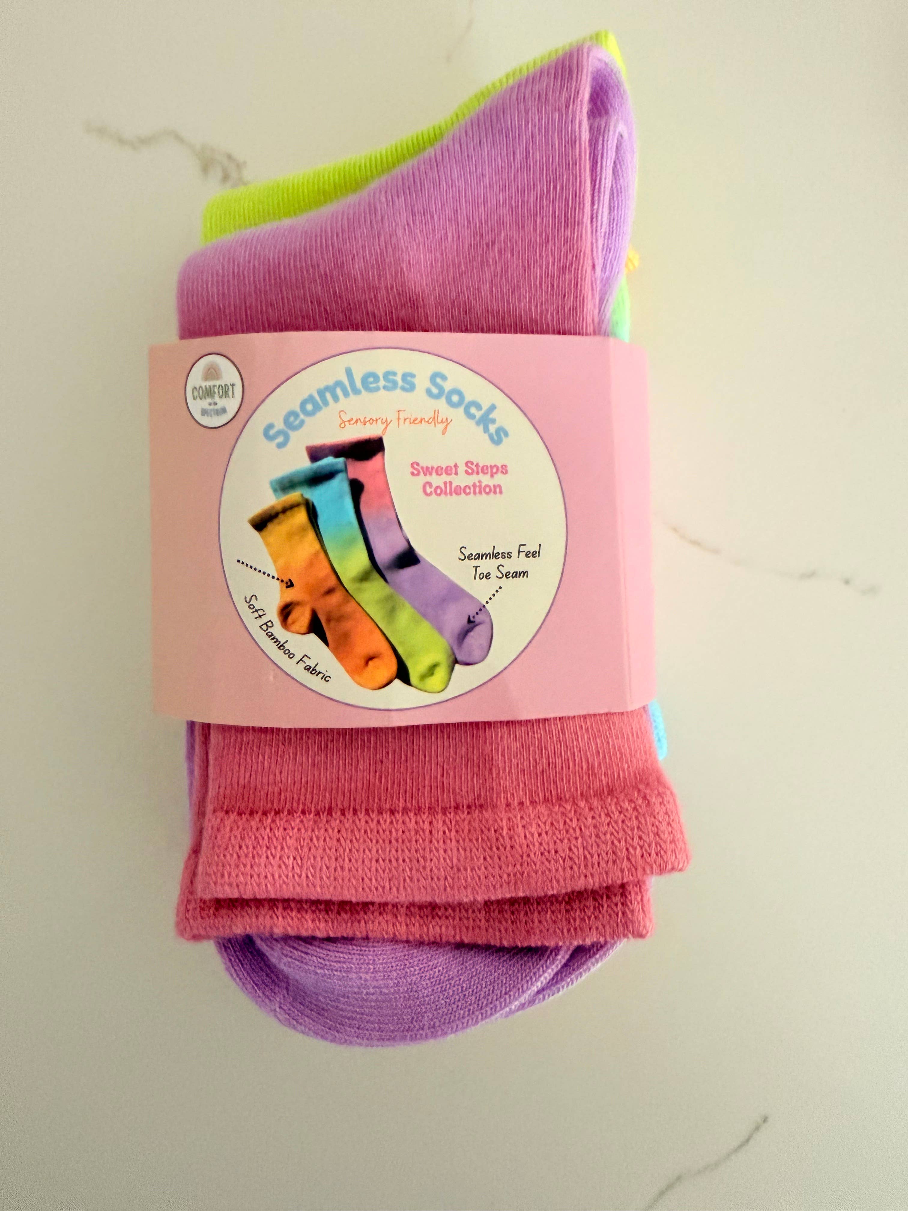 Kids Sweet Step™ Sensory Socks - 3 pack for wholesale on Faire1