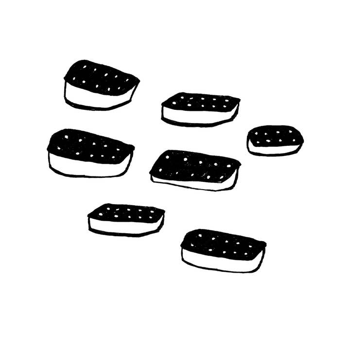 Gaspar Gou - Wholesale Screen Printed T-Shirt - Men's - Ice Cream Sandwiches Charlie Tee6