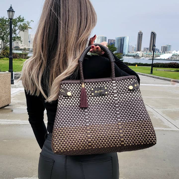 MAVIS BY HERRERA - Vente Sac à main avec poignée sur le dessus – femme - Sac à main convertible moins polluant - Élégant