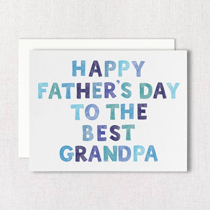 Best Grandpa Father's Day Greeting Card | Card for Grandpa for wholesale by Gert & Co
