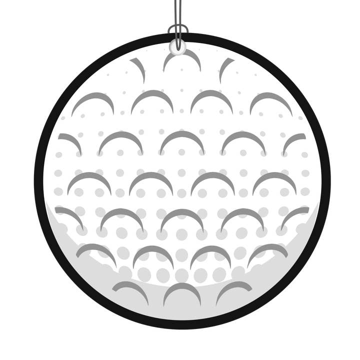 Golf Ball Novelty Air Freshener for wholesale by Really?! Air Fresheners