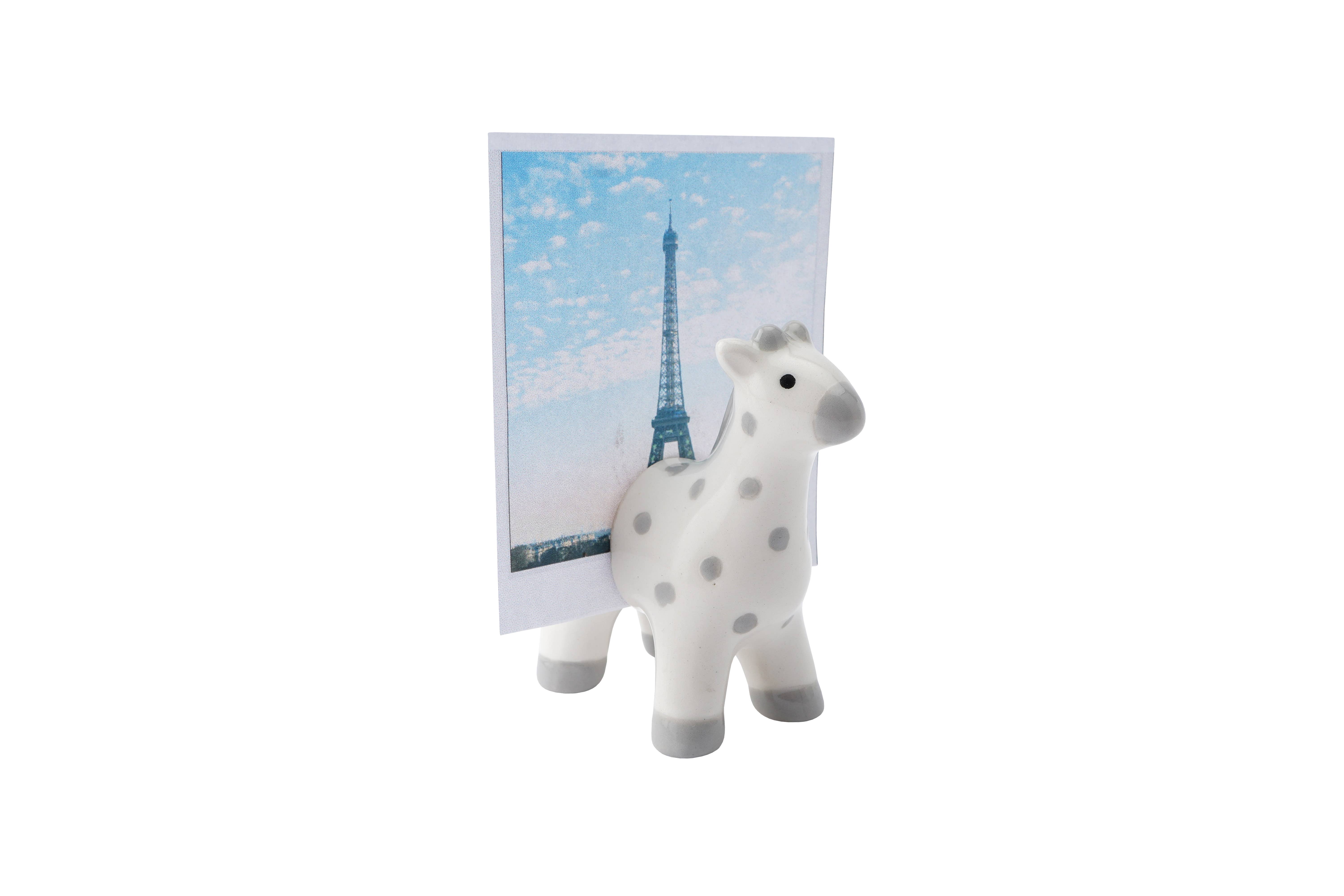 CGB Giftware – wholesale Picture frame – Send With Love Ceramic Giraffe Photo Holder In Gift Box1
