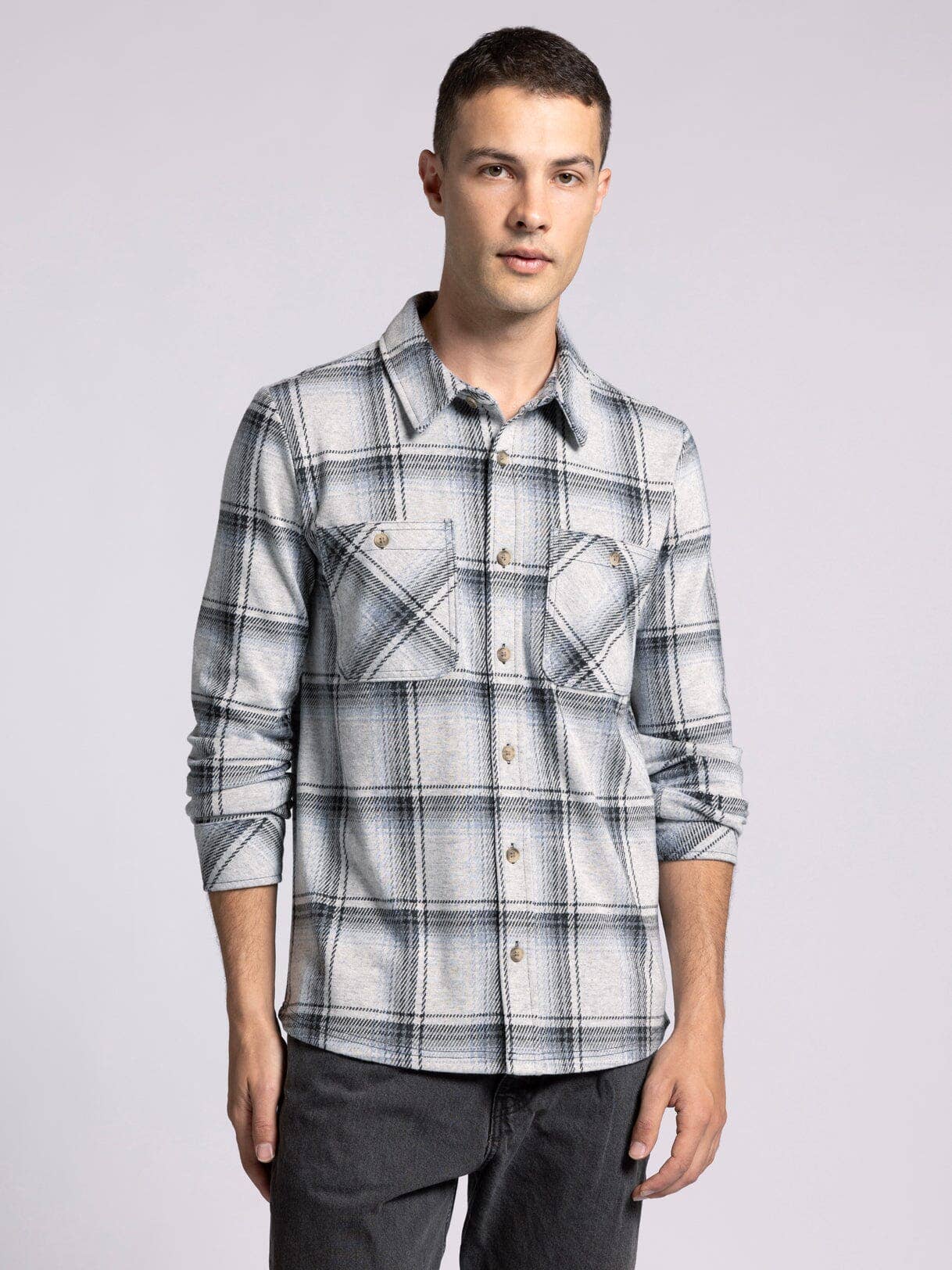 Thread & Supply (Mens) - Vente Chemise à col boutonné – homme - Chemise CLARK à manches longues avec boutons5
