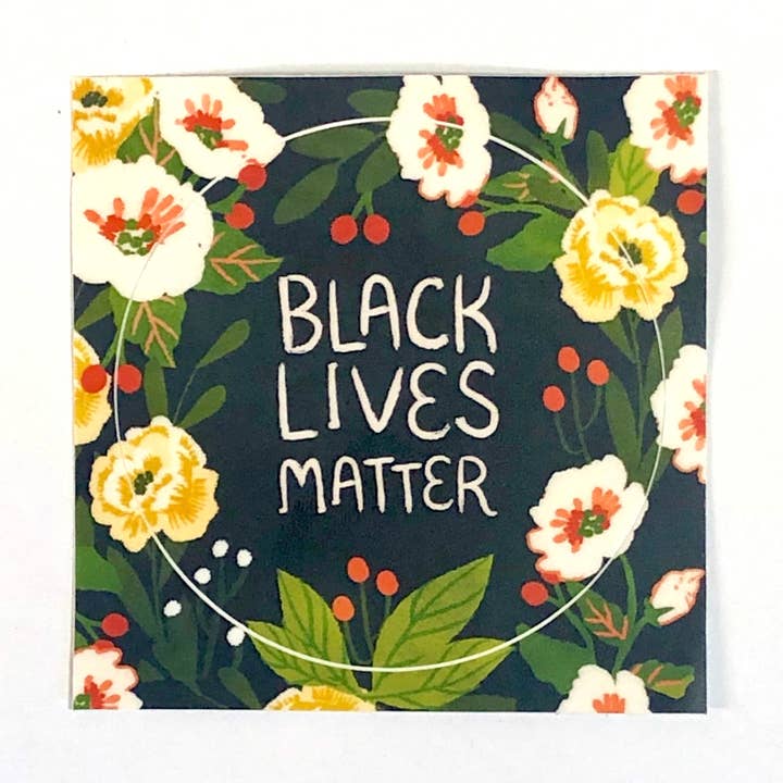 Wild Optimist – wholesale Sticker – Black Lives Matter Sticker0