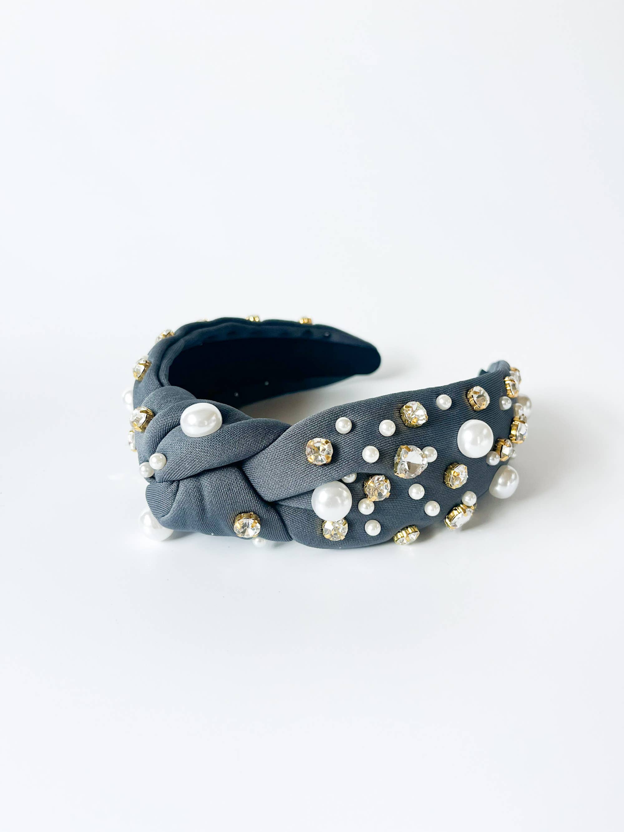 Brittyland - Wholesale Fashion Headband - Women's -  Black Headbands and Gray Headbands Spring + Summer Headband0