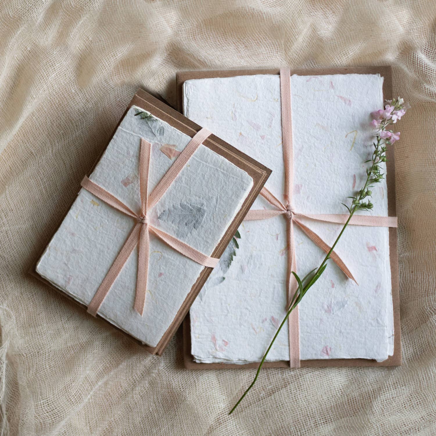 Oblation Papers & Press - Wholesale Stationery/Notecard Set - Floral Handmade Paper Pack2