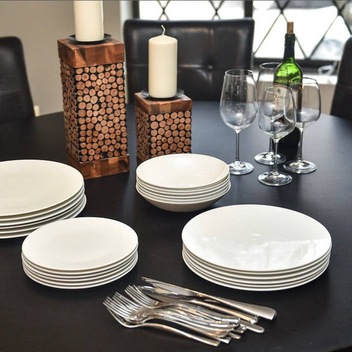 Every Time White 16-delt servise sæt service til 4 for engroshandel hos Red Vanilla Home