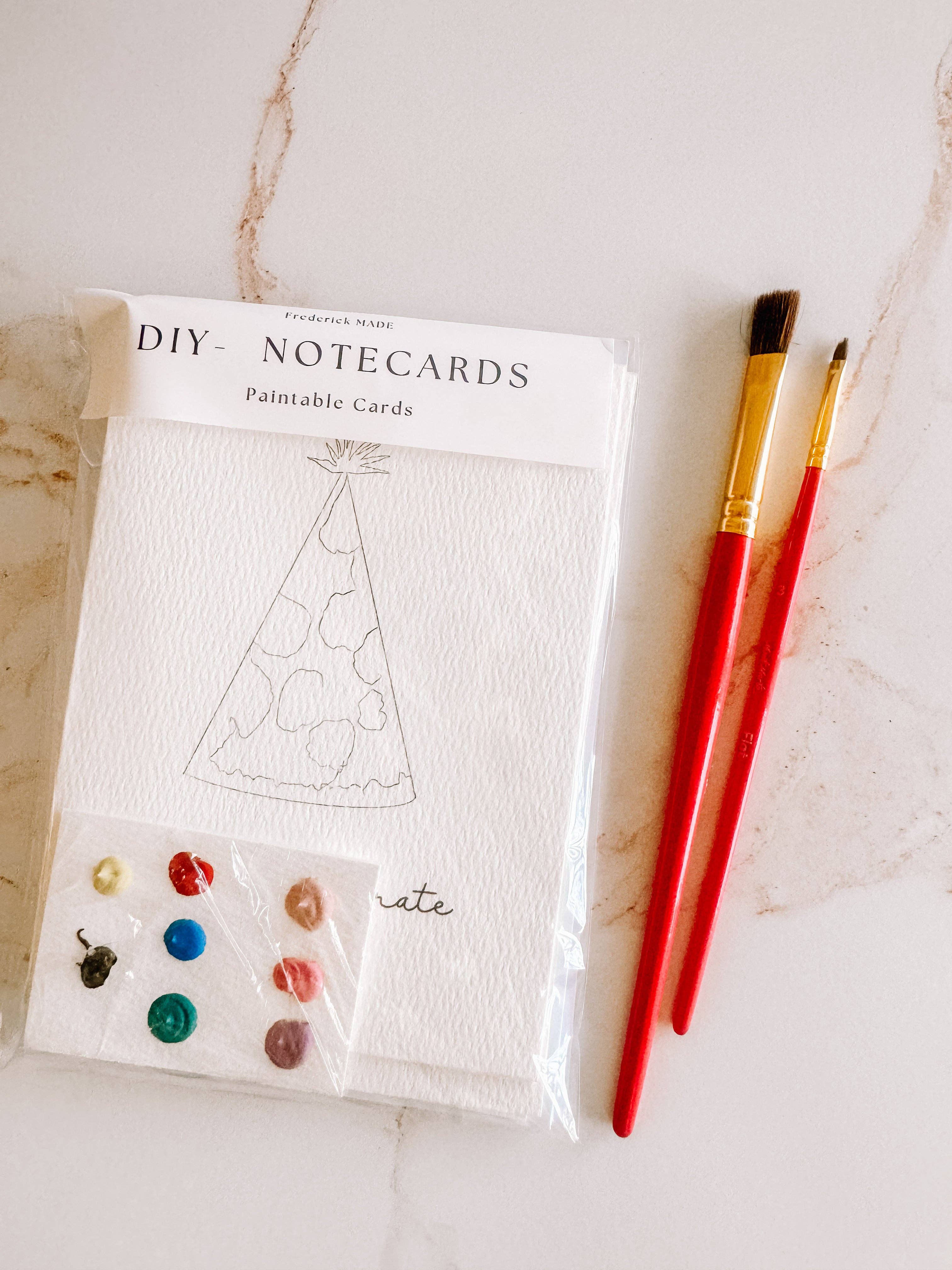 Frederick Made - Wholesale Stationery/Notecard Set - Paintable Birthday Notecards4