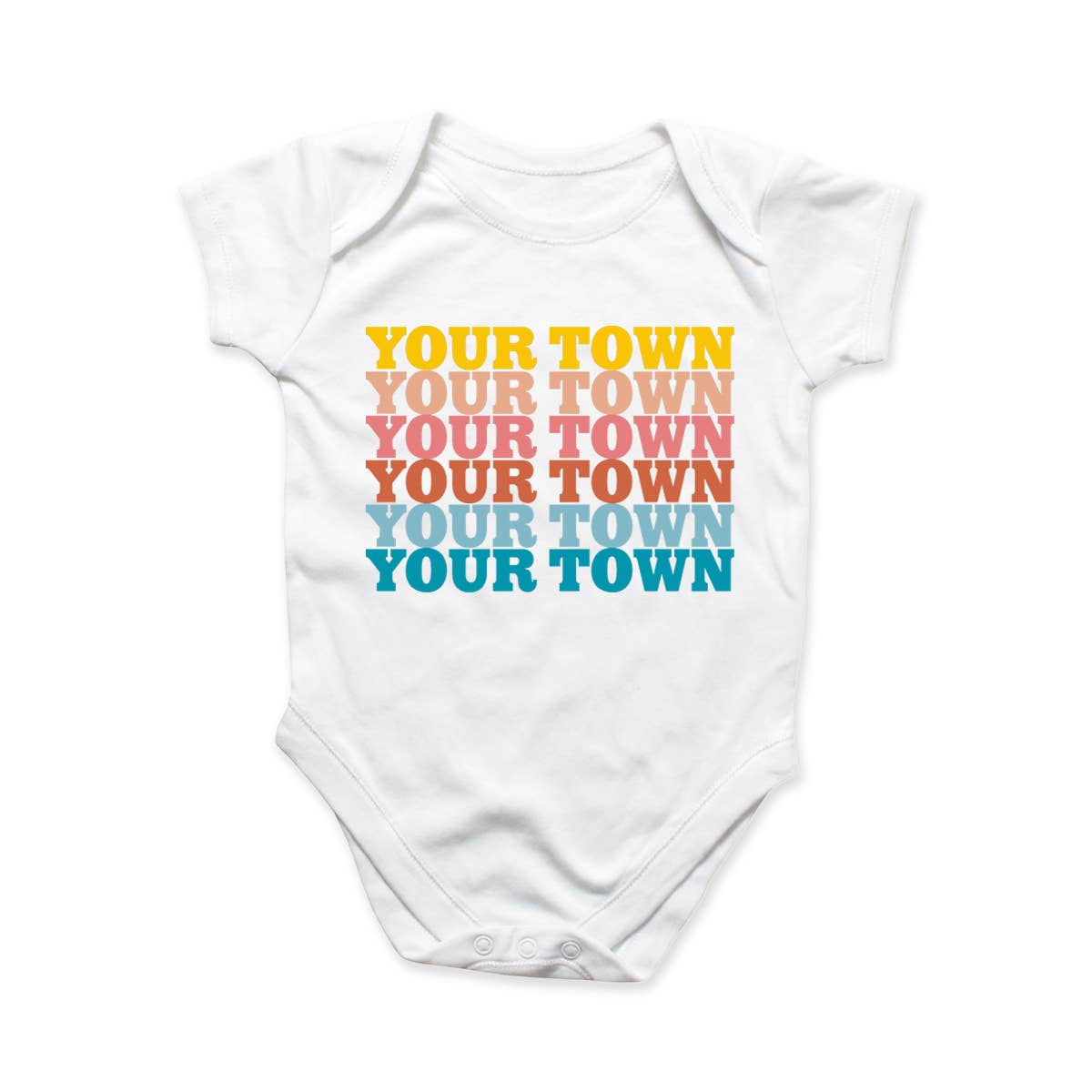 Rock Scissor Paper - Venta al por mayor Body sin pies - Bebés - Body para bebé personalizado de ciudad - Supergráficos Repetir nombre