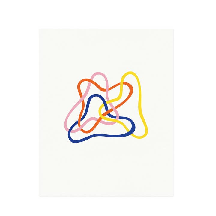 My Darlin' - Wholesale Art Print - Tangled • Graphic Tangled Abstract Shapes Giclée Art Print1