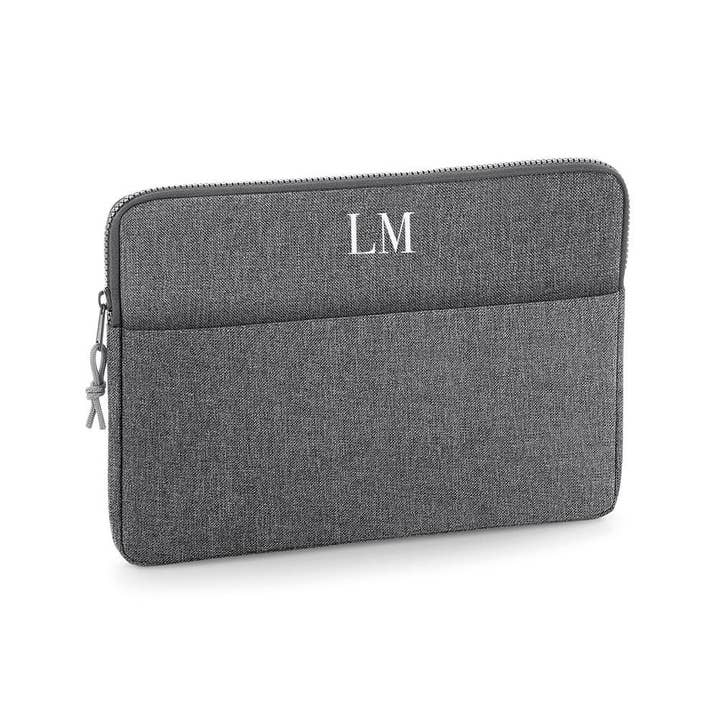 Jessica Hollie Gifts – Großhandel Laptop-/Tablet-Hülle – Damen – Personalisierte Laptoptasche, Universitätsgeschenk, Laptoptasche, anfängliche Tablet-Tasche, Monogramm-Dokumententasche, Laptoptasche, benutzerdefinierte Computertasche, 13" Größe