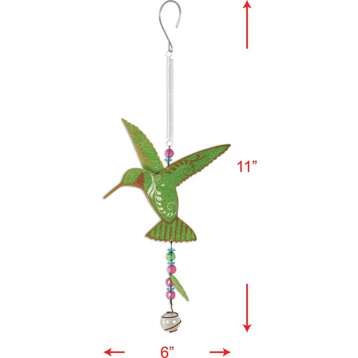 Hummingbird Bouncy Ornament for wholesale by Sunset Vista Designs
