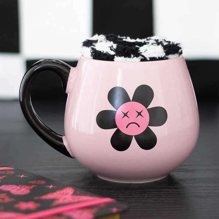 Sad Flower Ceramic Mug and Polyester Socks Set for wholesale by WONDER IMPORTS AUSTRALIA