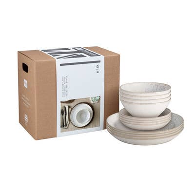 DENBY STONEWARE KILN 12 PIECE TABLEWARE SET for wholesale by Denby Brands