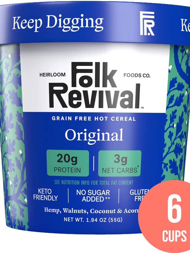 Original - Keto Instant 'Oatmeal' for wholesale by Folk Revival, LLC