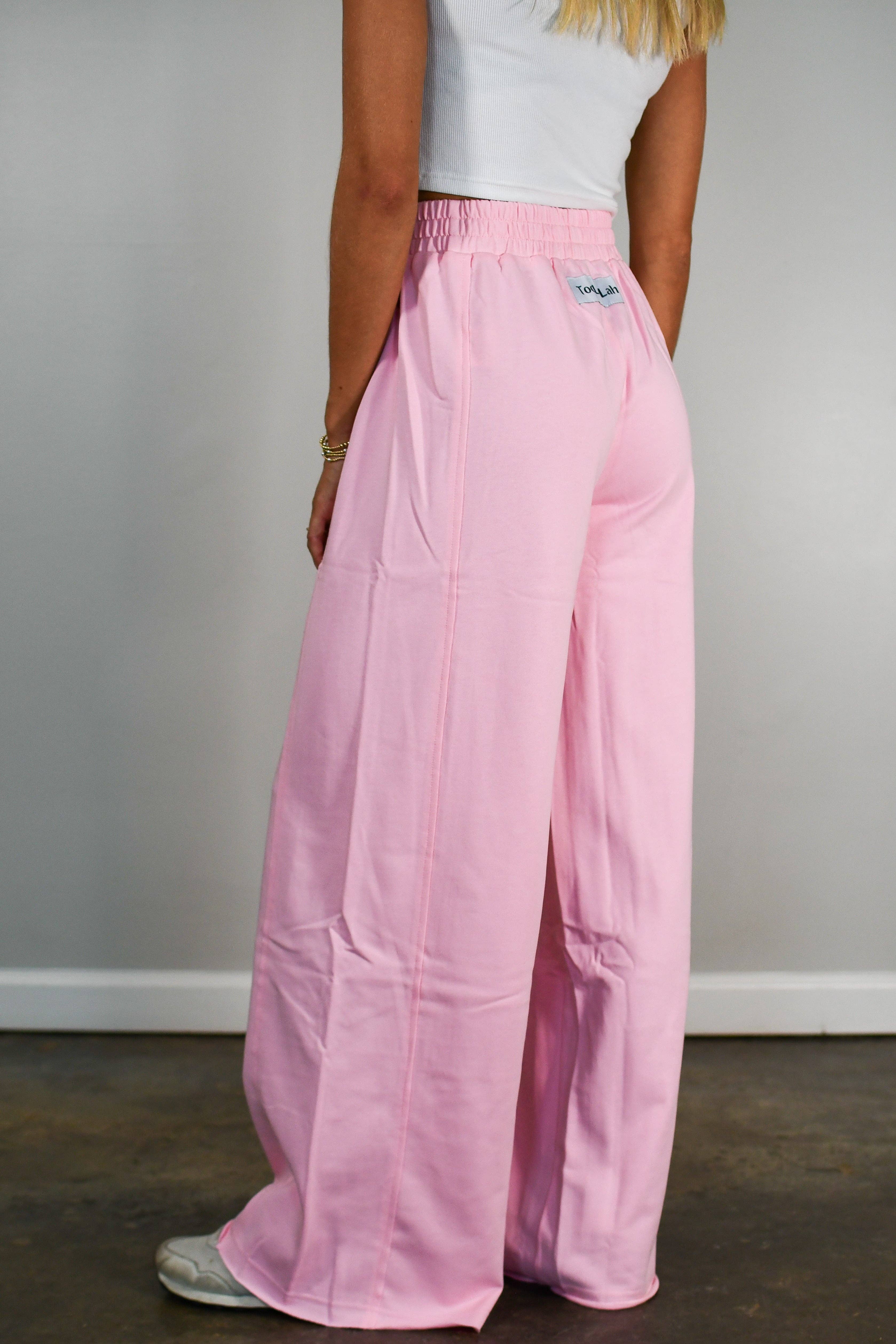 TooLooLah - Wholesale Lounge Sweatpants/Joggers - Women's - Sunset Studio Joggers - Pink6