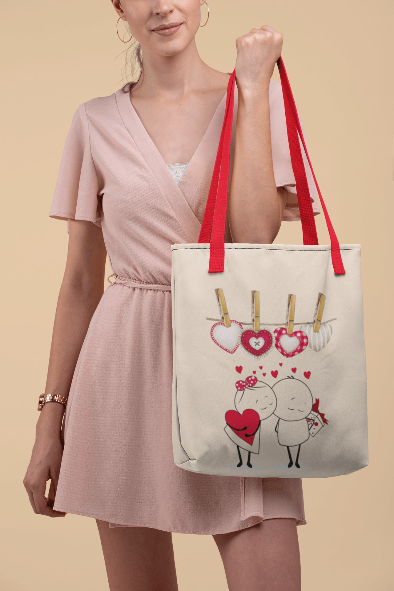 Charmy Gift Store - Wholesale Tote Bag - Women's - Cotton Bag Namorados 0500