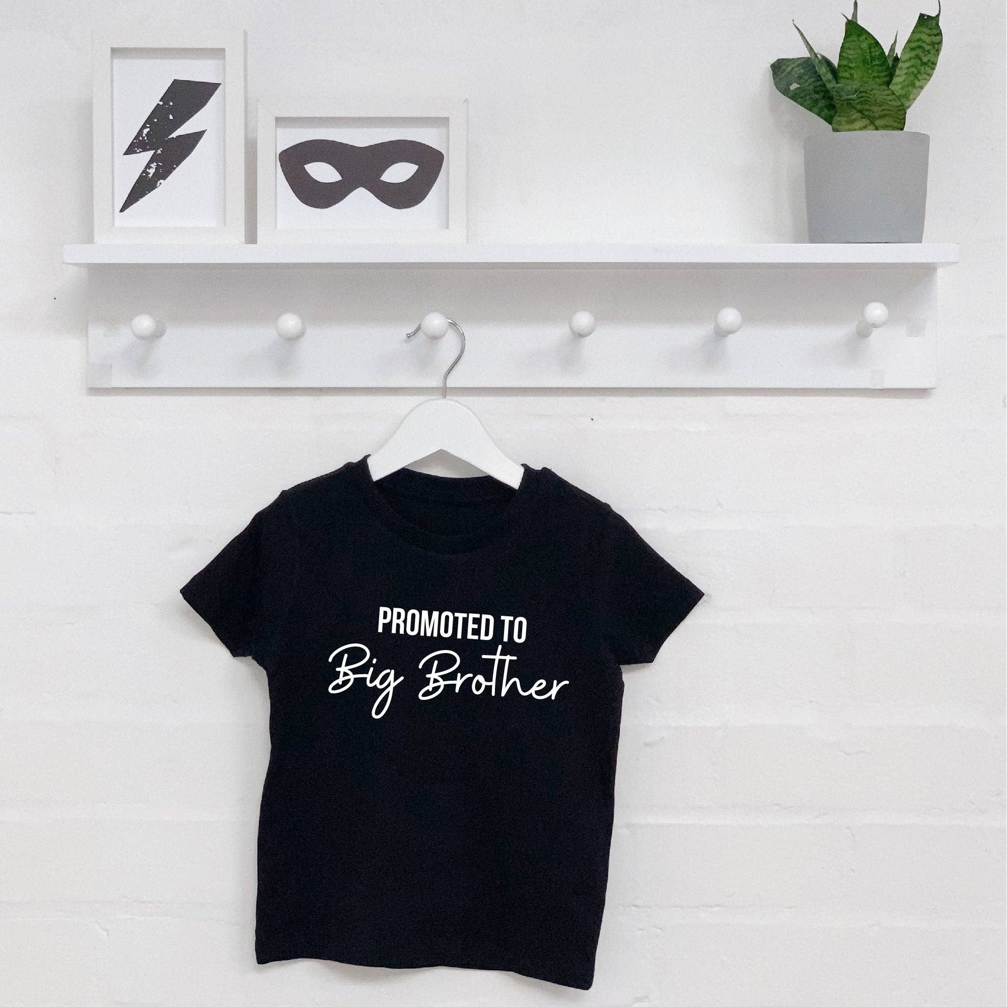 Lovetree Design – Engroshandel T-shirt med serigrafitryk – til børn – Forfremmet til Big Brother/Big Sister T Shirt5