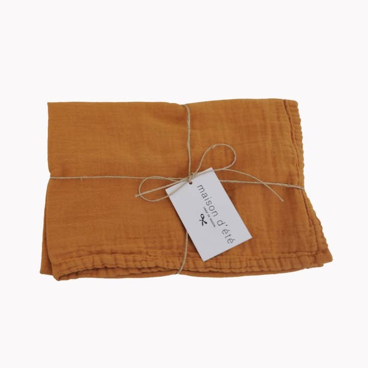 Cotton gauze table napkin spices 45X45 CM for wholesale by Maison d'été