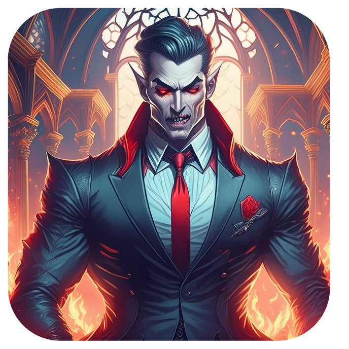 Porta-copos de Halloween: Volac por atacado de Ron Knight Entertainment, LLC