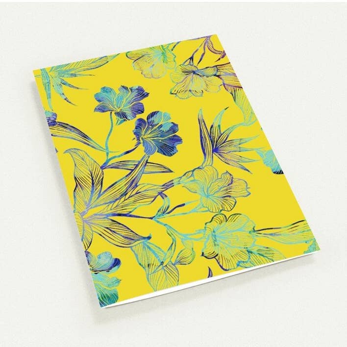 YELLOW GARDEN - Pak van 10 gevouwen kaarten (standaard enveloppen) voor wholesale door PATRICKASTWOOD.COM