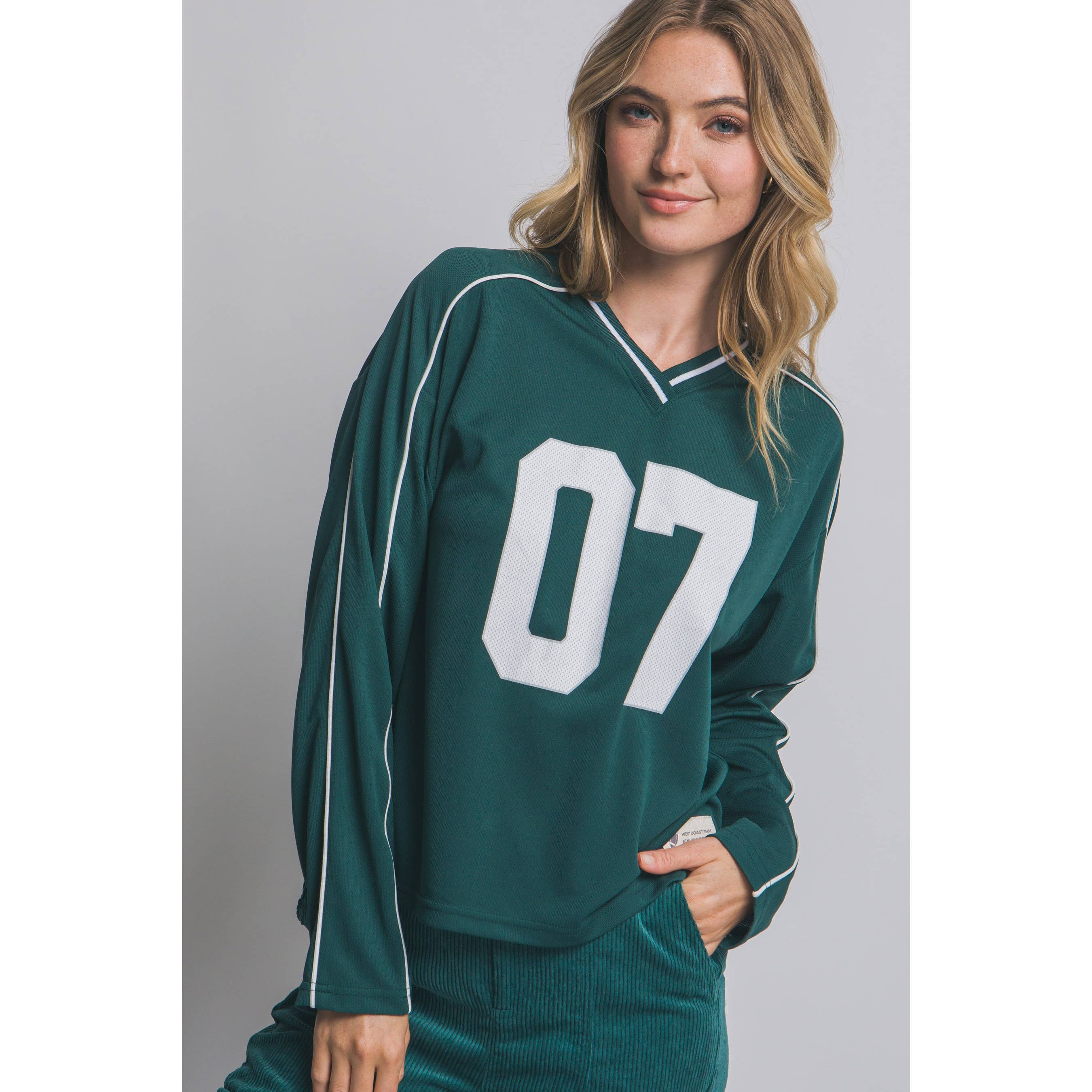 Style Up - Vente T-shirt sérigraphié – femme - Haut de maillot à manches longues inspiré du varsity3