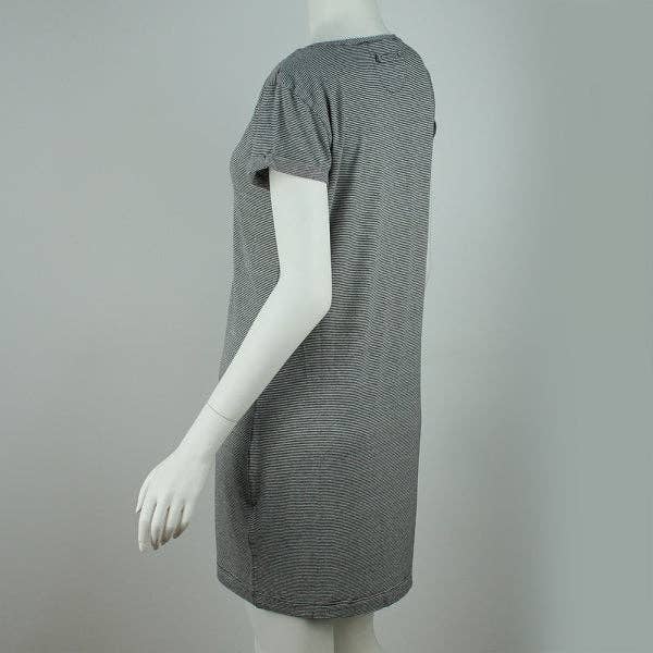 Abito in jersey a righe grigio scuro | PUTTMEISTER per la vendita all'ingrosso da parte di labelswelove