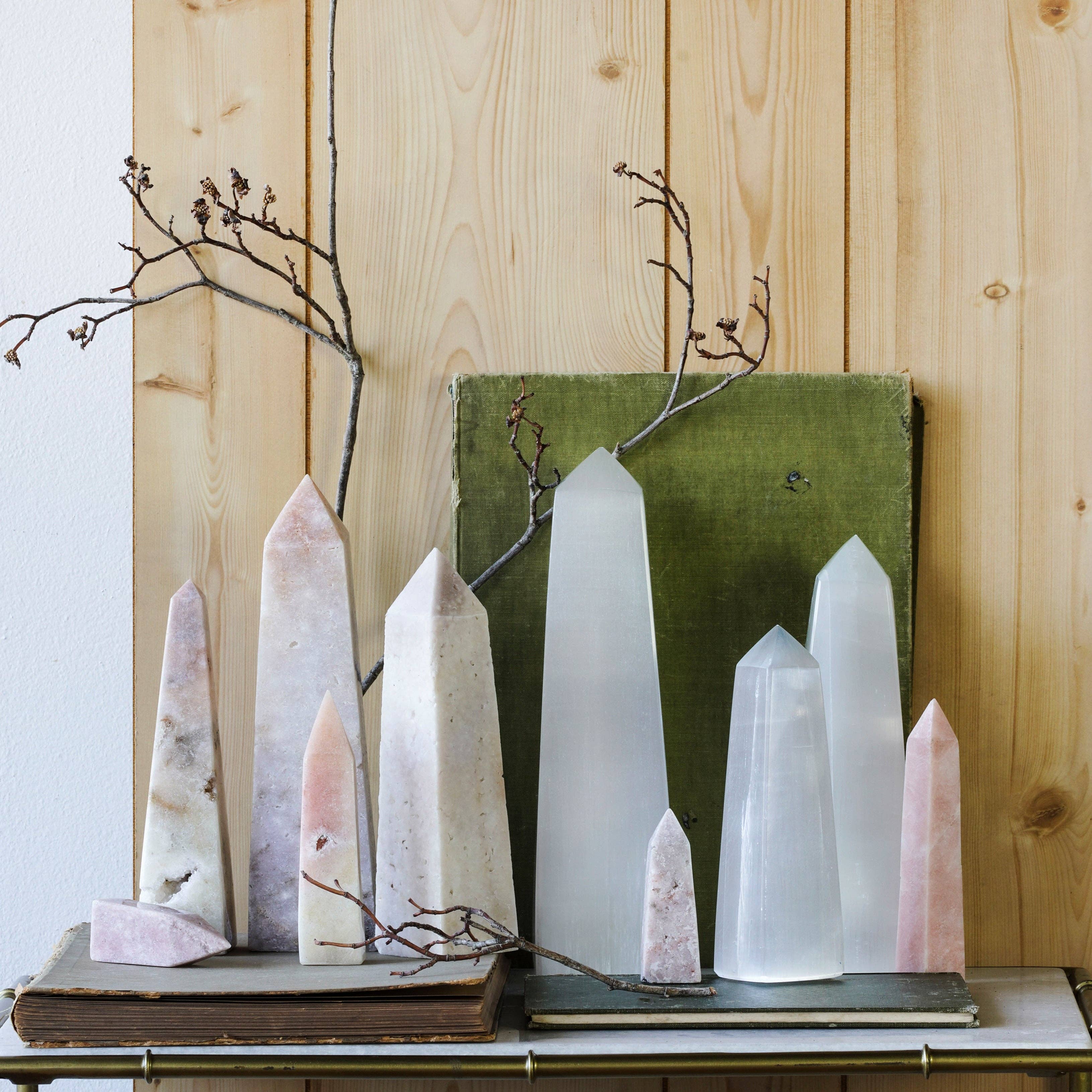 Blue Ocean Traders - Wholesale Spiritual Stone/Crystal - Selenite Obelisk1