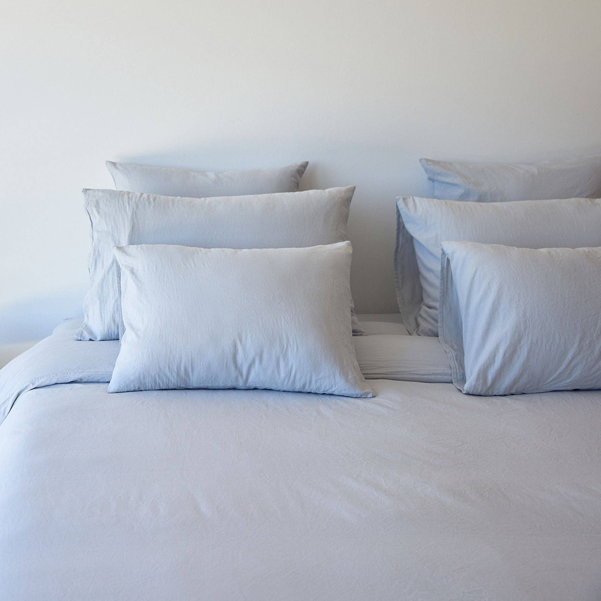 Torres Novas - Vendita all'ingrosso Copripiumini - Prata Cinza Tavira Completo Letto in Cotone Lavato1