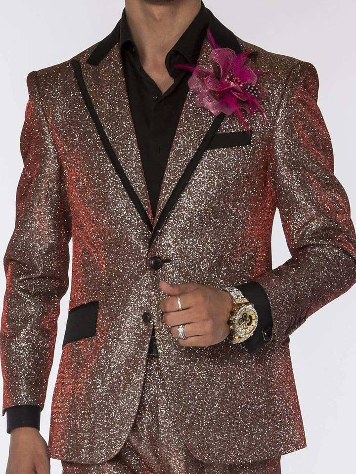 Prom Suit - Lucio Rust - Tuxedo - Mens - Fashion for wholesale by Angelino