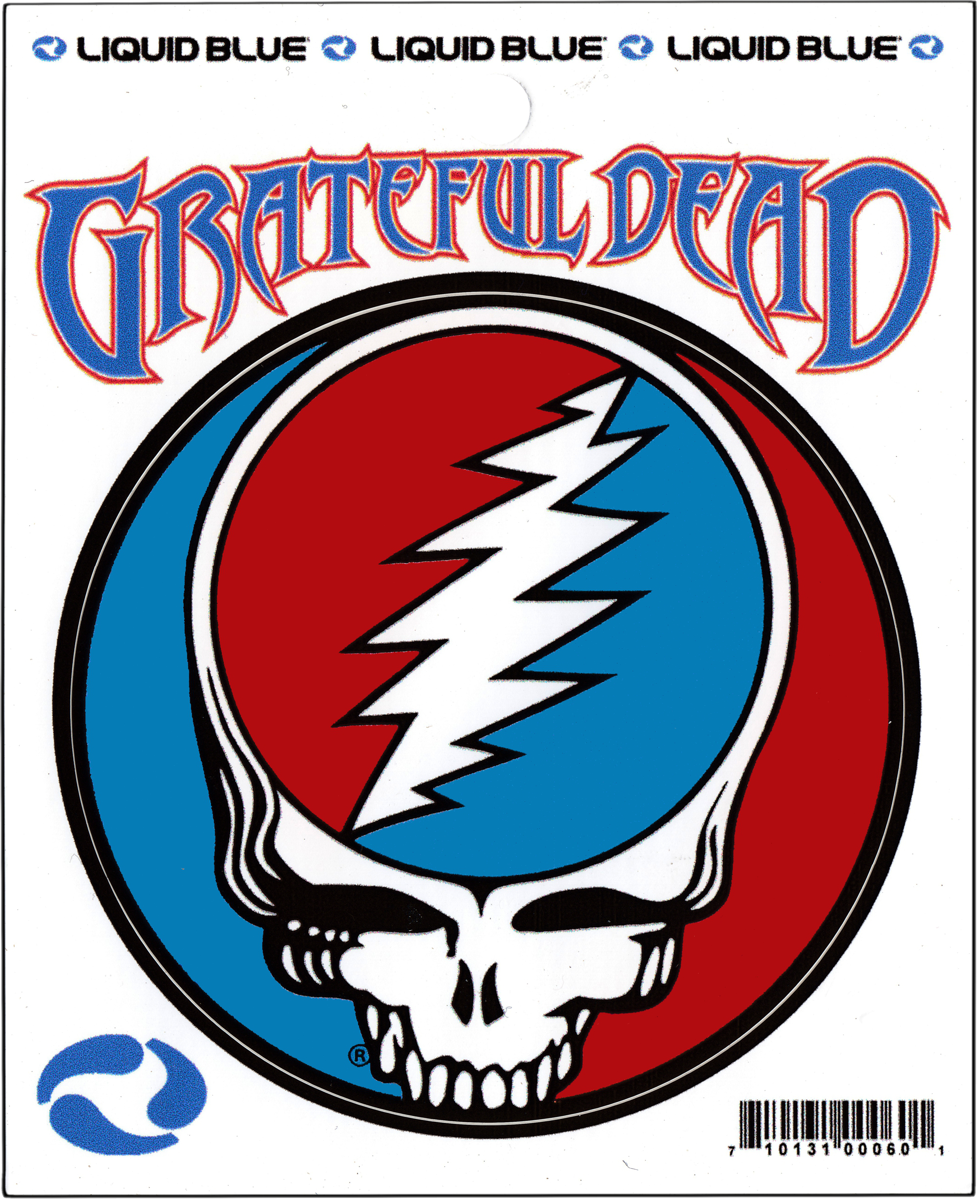 Square Deal Recordings & Supplies - Vente Autocollant - Autocollant - Grateful Dead - Steal Your Face - 2 tailles disponibles0